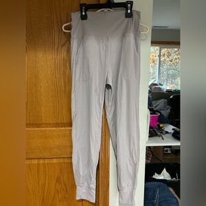 Light Gray High-Waisted Joggers